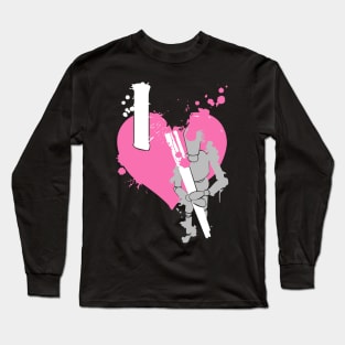 I Heart Art : Think Pink Edition Long Sleeve T-Shirt